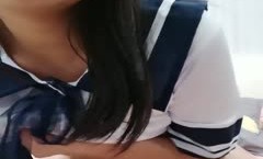 学生制服邻家小妹mei！和小男友居家操逼！主动骑乘位操无毛骚穴，美臀上下套弄