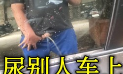 变态男子往别人车上尿尿cdd