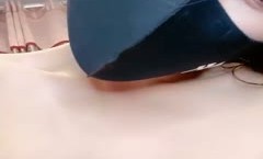 极品尤物！腿模小姐姐！小背心紧身裤，换上性感情趣装，特写视角振动棒插[cha]穴，