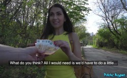 Public Agent - Italian in Tight Yellow Dress