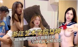 浙江艺术学院女神陈琳琳 与男友在商厕打炮 门外有人又惊又险！