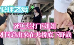 死缠烂打下姐姐才同意出来在大桥地下野战