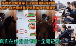 地产公司经理真实微信勾搭 拉着黑丝女MissAV免費高清AV在線看-销售厕所啪pa啪1