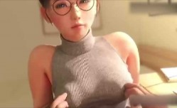 日本老師 逼真 3D 無盡